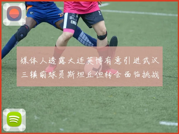 媒体人透露大连英博有意引进武汉三镇前球员斯坦丘但转会面临挑战